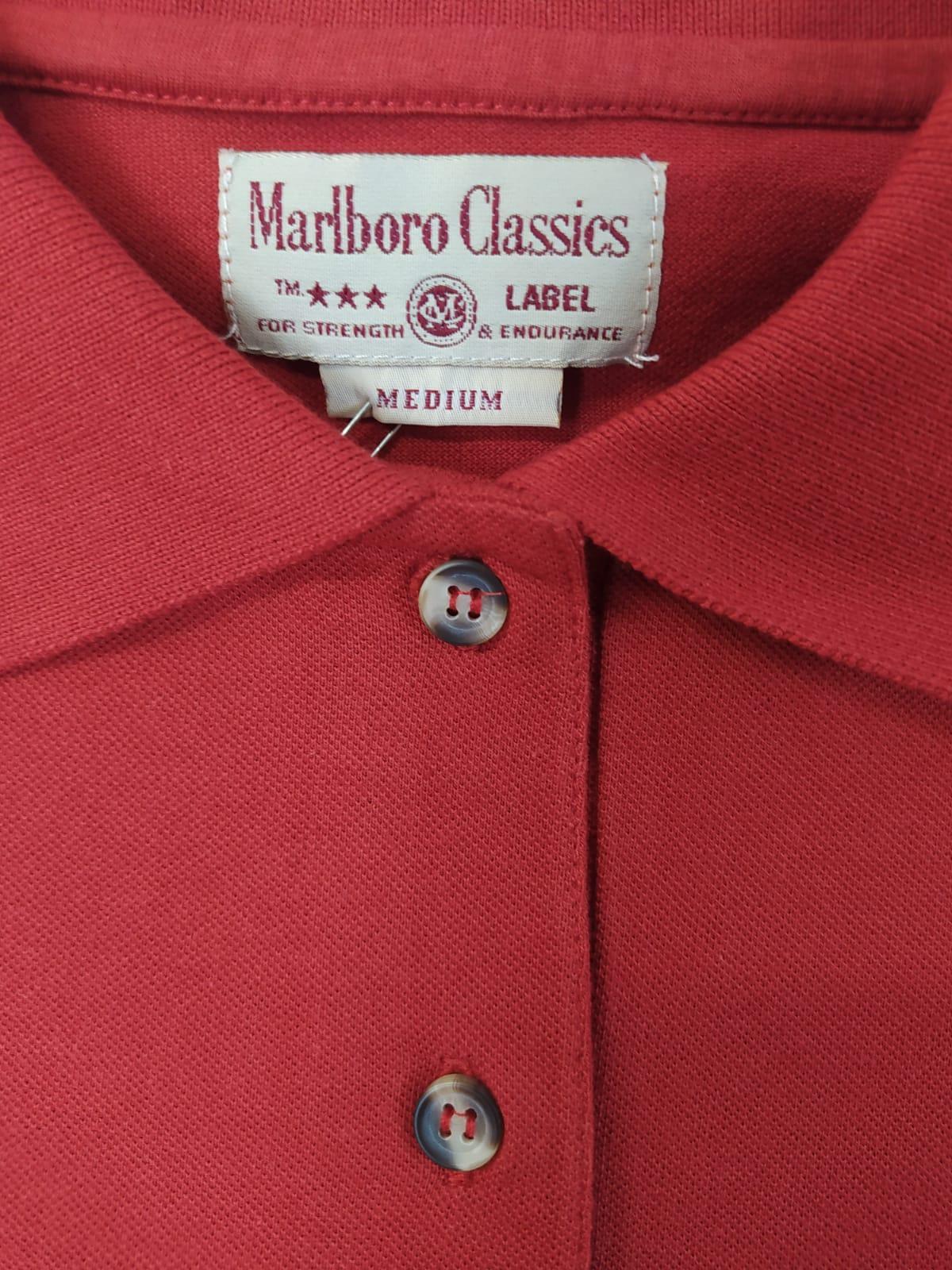 Polo piquet Marlboro Classics donna Rosso