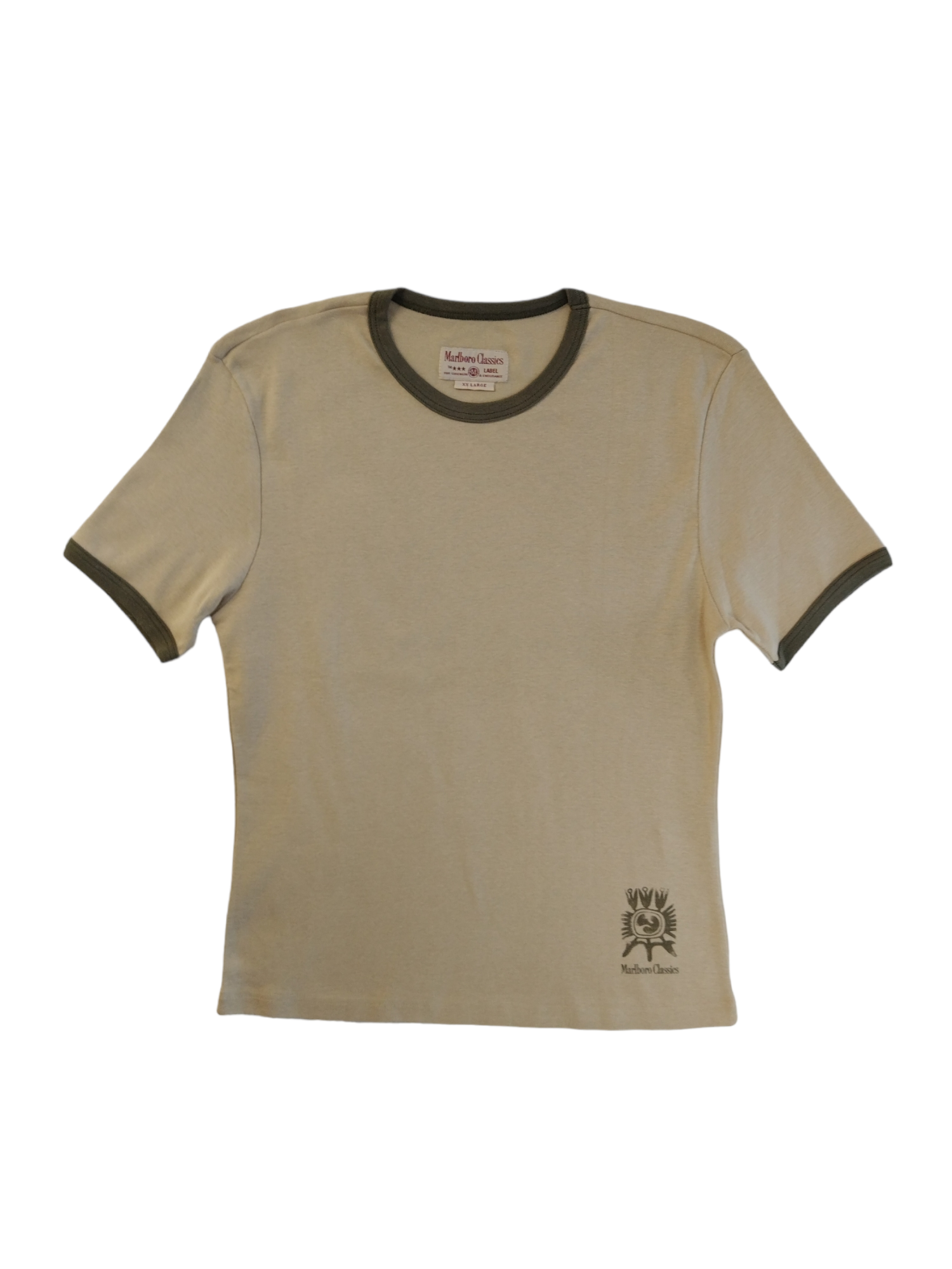 T-shirt donna Marlboro Classics Beige Vintage 