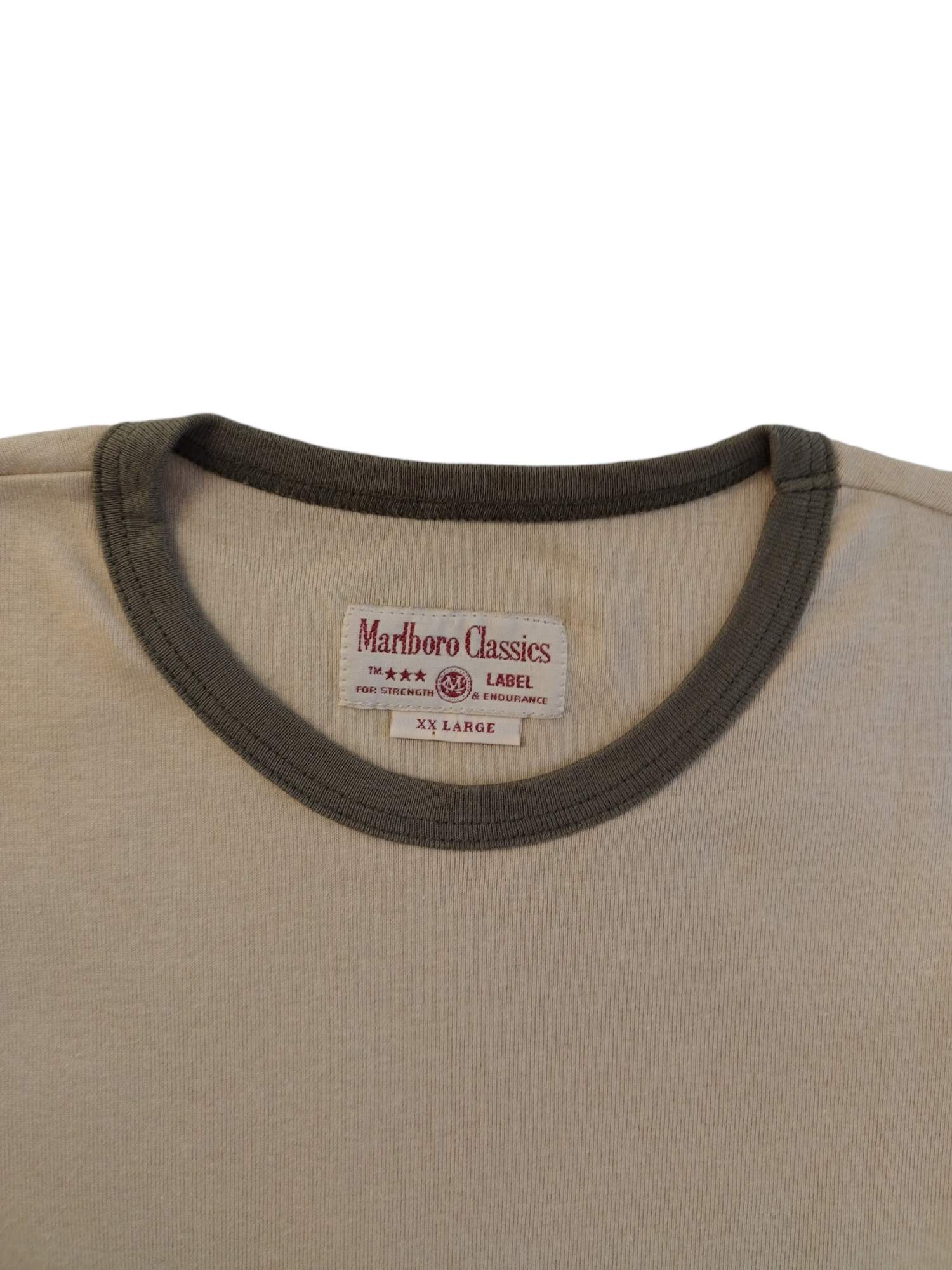 T-shirt donna Marlboro Classics Beige Vintage 
