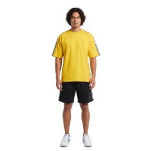 Completo t-shirt shorts uomo vintage  x fidal oversize giallo