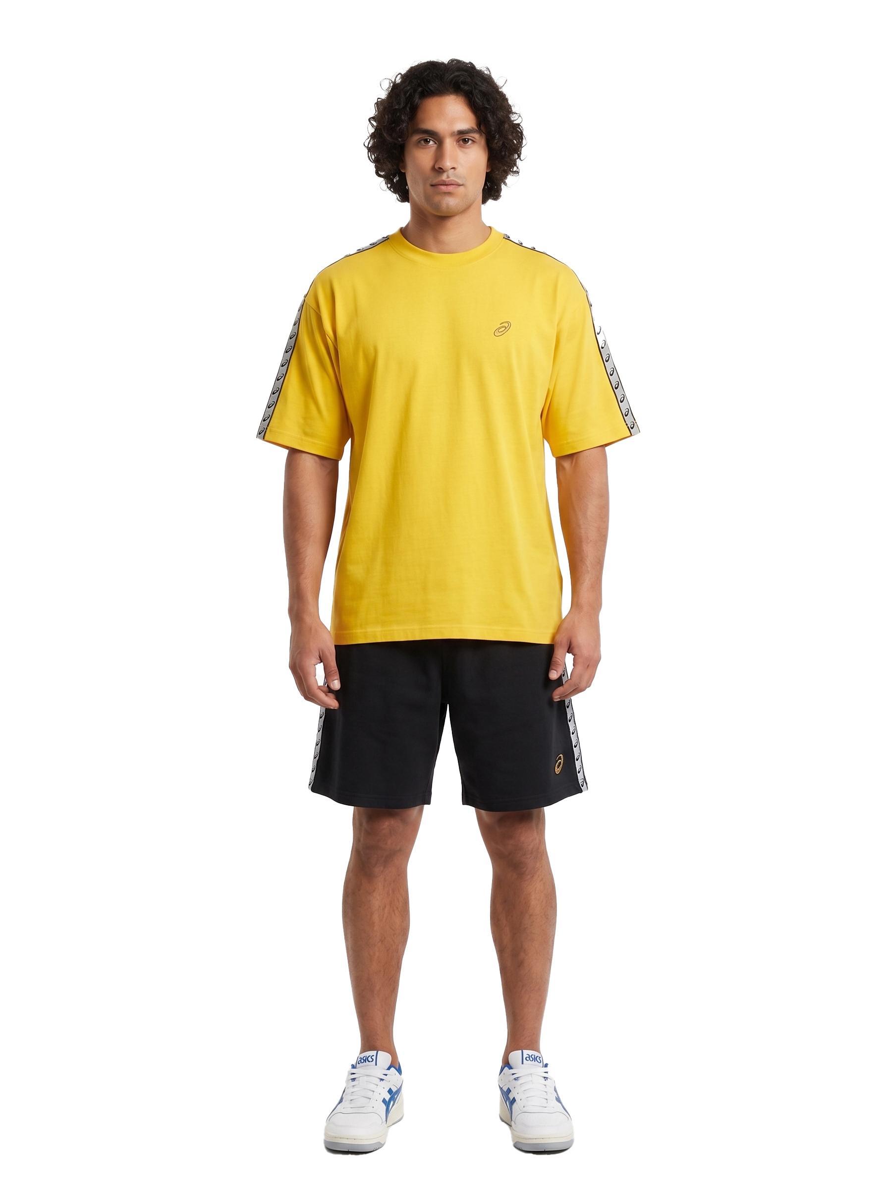 Completo t-shirt shorts Uomo Vintage ASICS x FIDAL Oversize Giallo