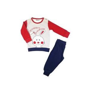 Pigiama cotone jersey bambino coniglietto