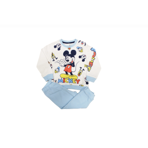 Pigiama neonato in cotone leggero topolino
