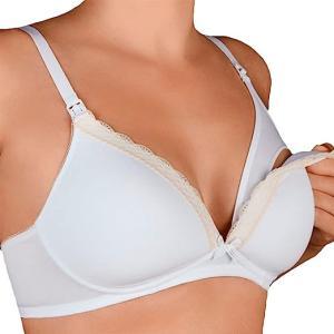 Reggiseno Selene Jasmina Donna In Cotone: Senza Ferretto, Allattamento Con Clip, Colore Terra Taglia 6C