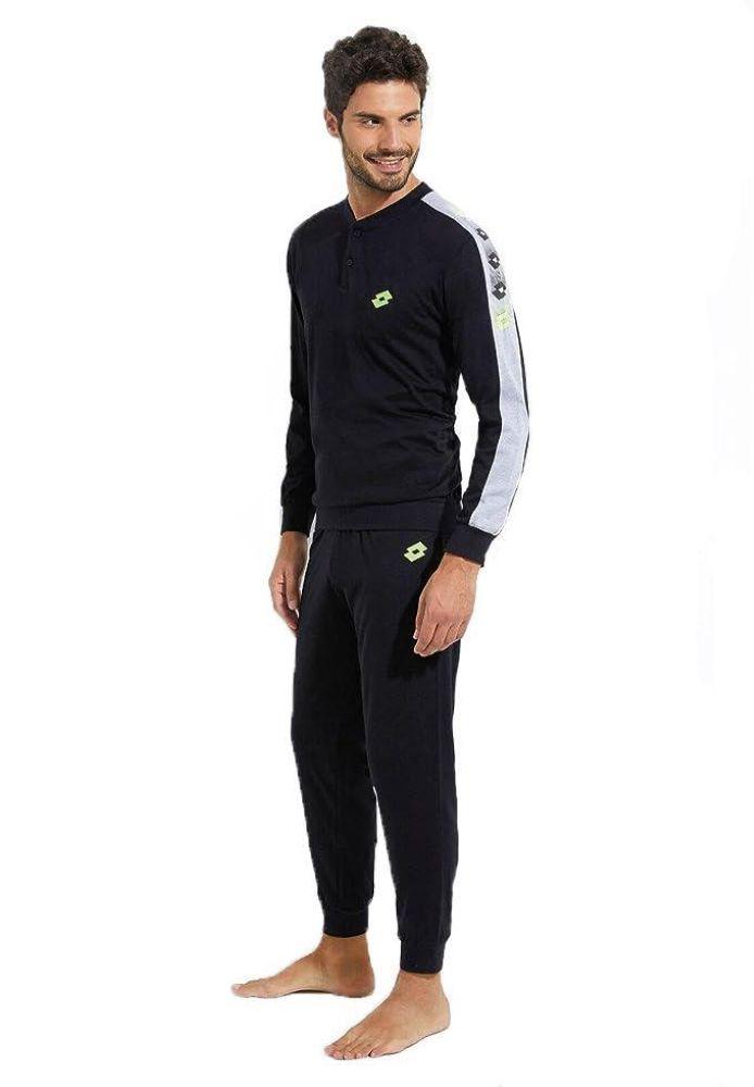 Pigiama da uomo Lotto in cotone manica lunga LP1052