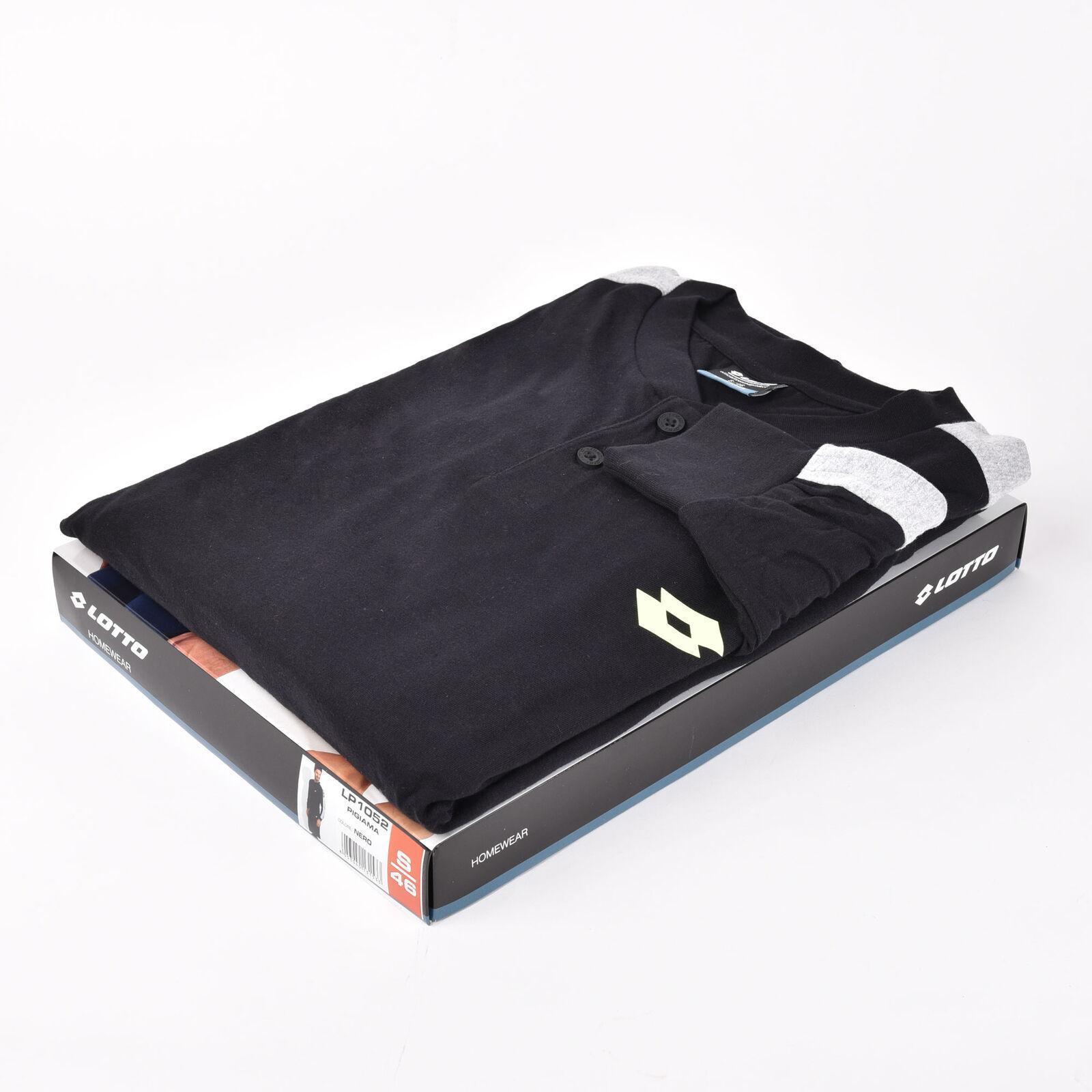 Pigiama da uomo Lotto in cotone manica lunga LP1052