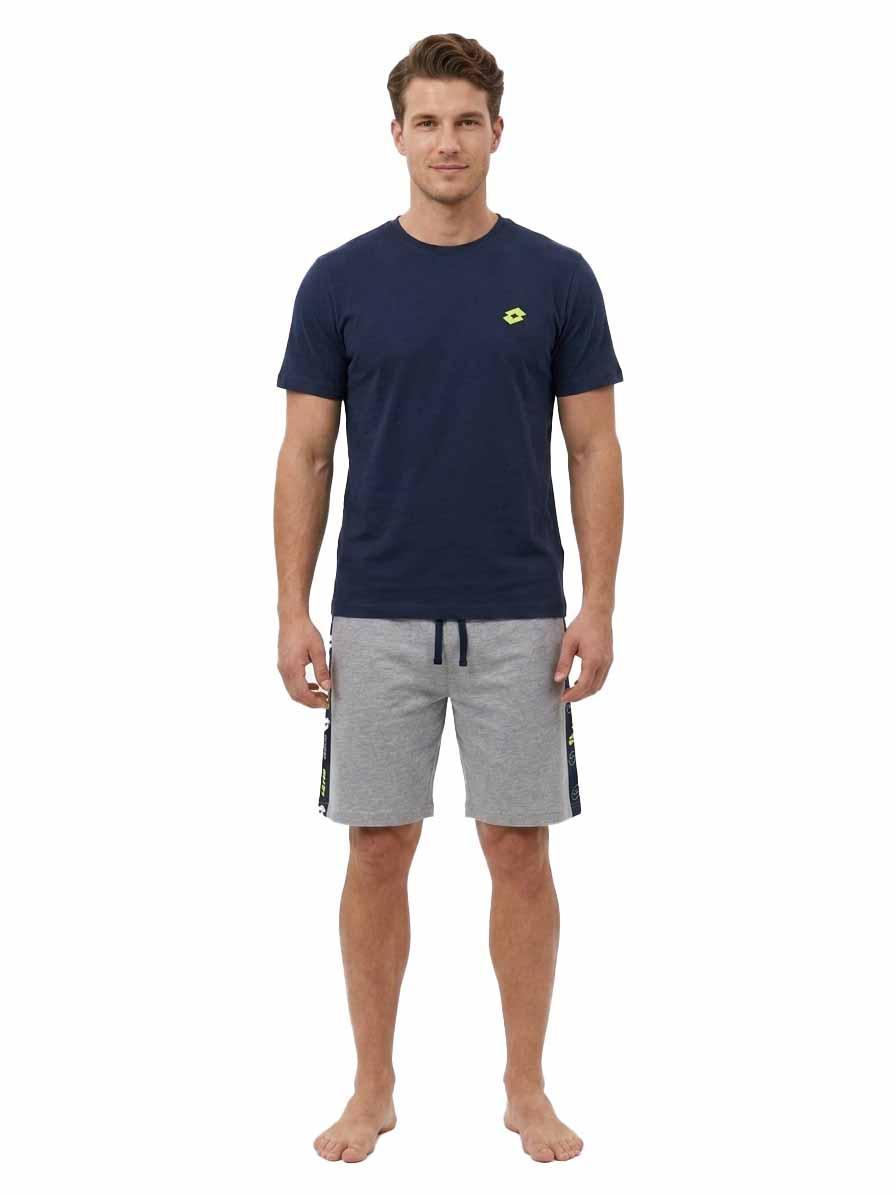 lotto homewear completo estivo uomo lotto homewear calibrato blu - foto 1