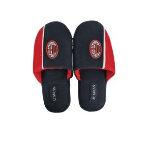 Pantofole bambino compatibile con milan con logo