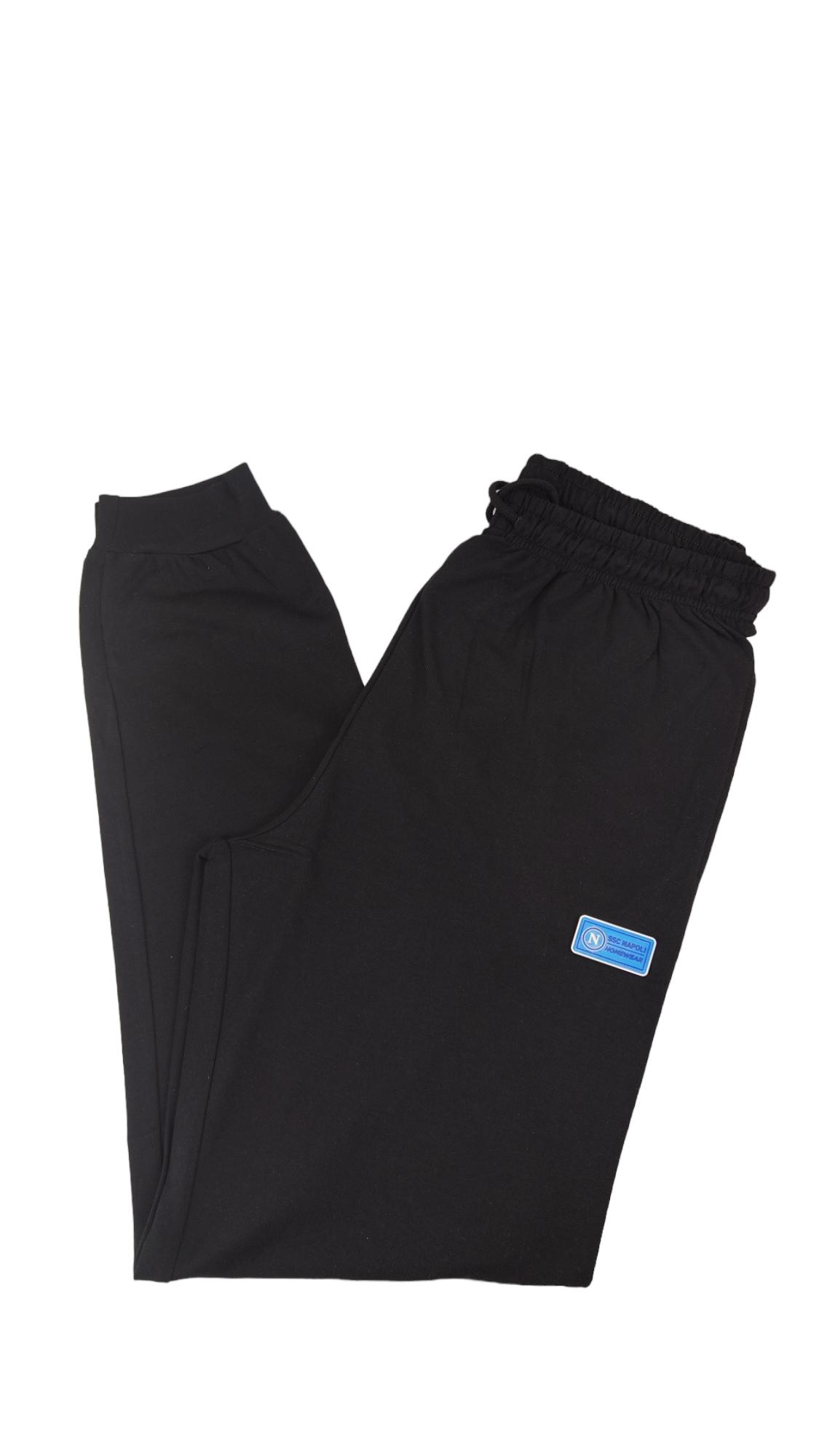 Tuta homewear per Napoli full zip adulto garzata con banda spalle contrasto