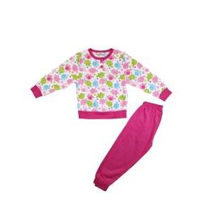 Pigiama cotone jersey bambina elefanti