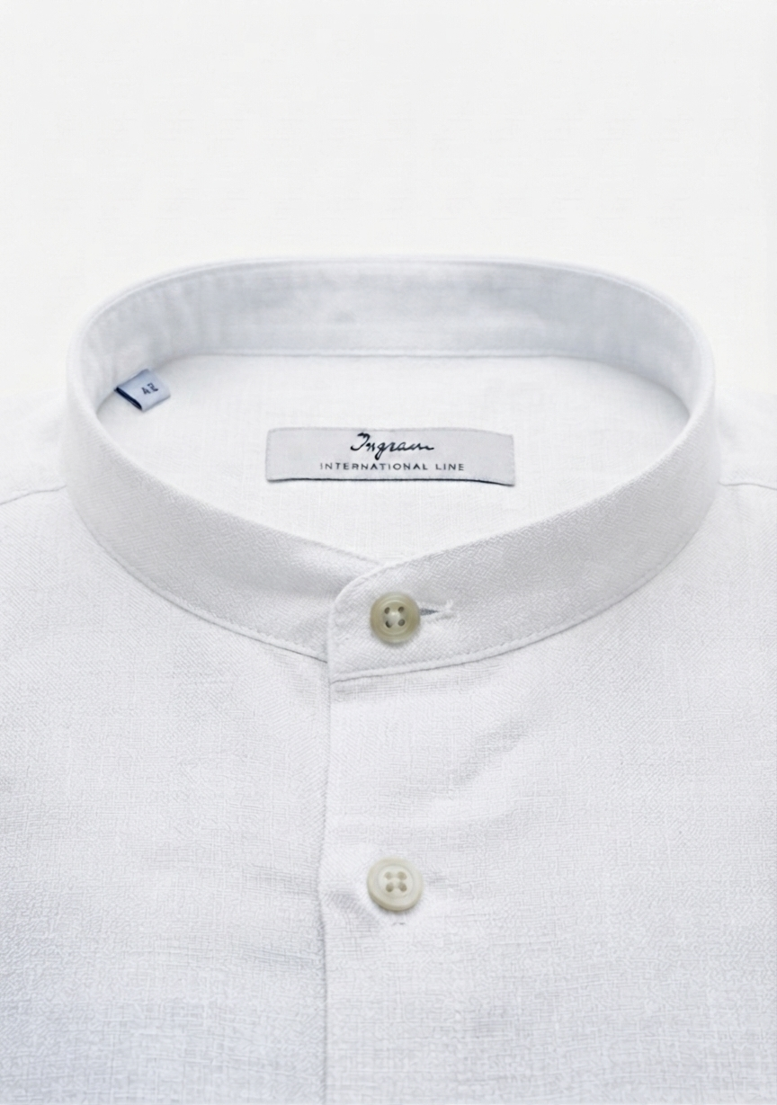 camicia-coreana-03 Camicia Regular Fit misto lino cotone Ingram