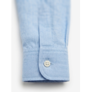 Camicia regular fit misto lino cotone