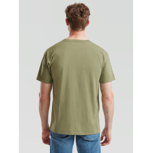 T-shirt uomo  basica unito  verde militare