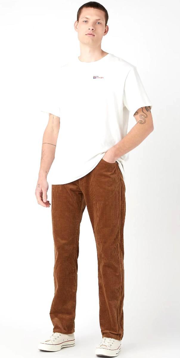 Jeans uomo in velluto a coste Wrangler Larston