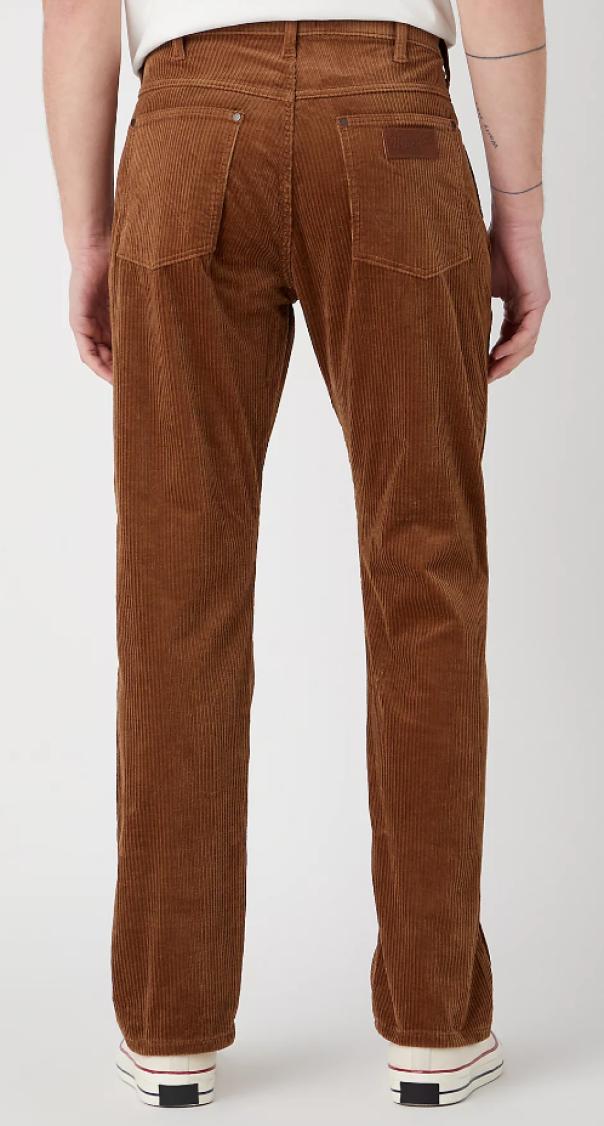 wrangler jeans uomo in velluto a coste wrangler larston - foto 2