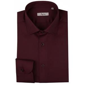 Camicia  slim fit bordeaux