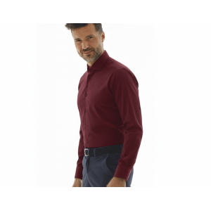 Camicia  slim fit bordeaux