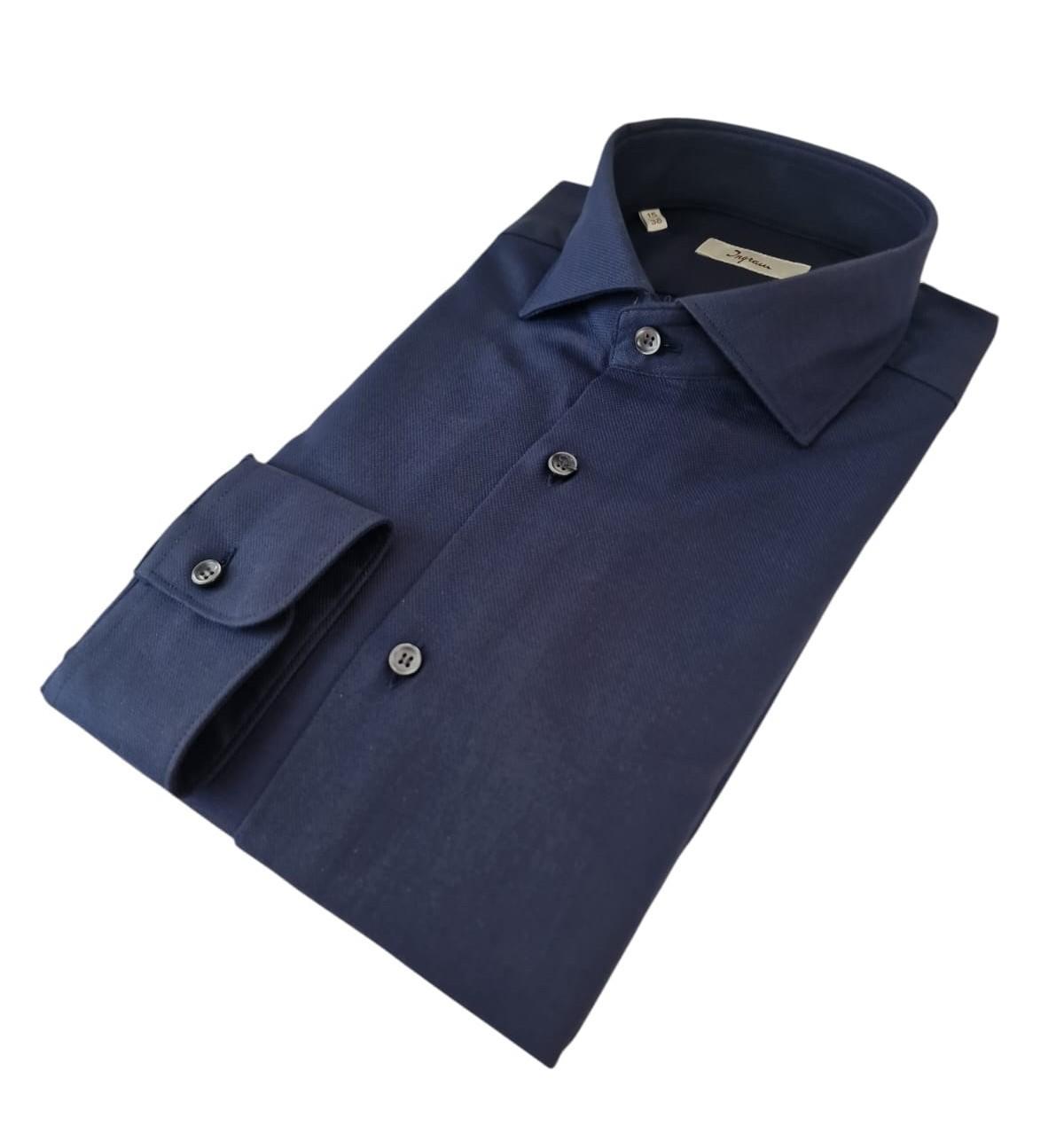 Camicia uomo Ingram Slim Fit blu scuro