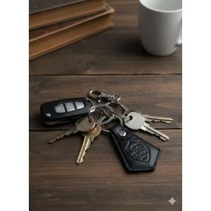 Portachiavi per roma in pelle
