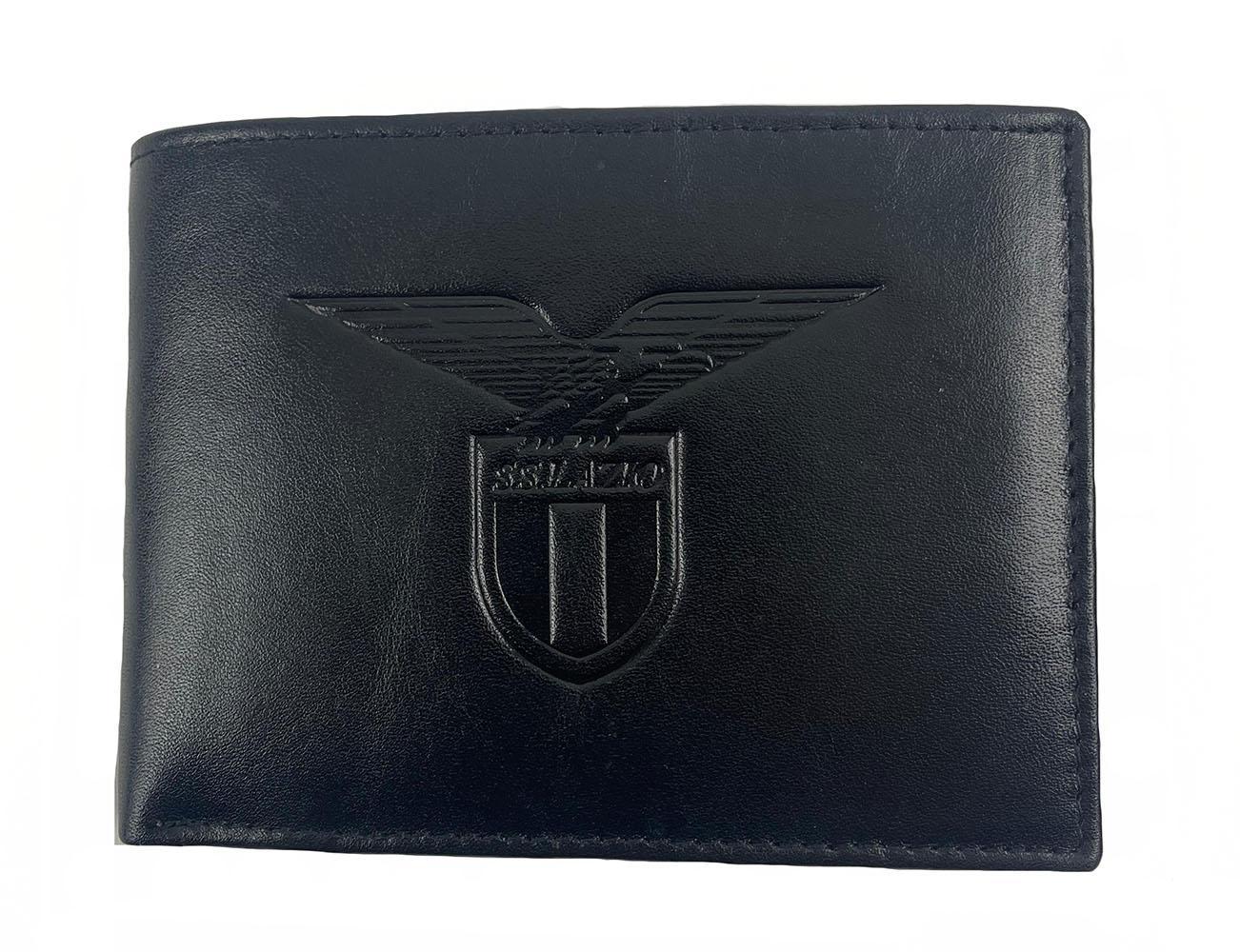 Portafoglio per Lazio in pelle colore nero