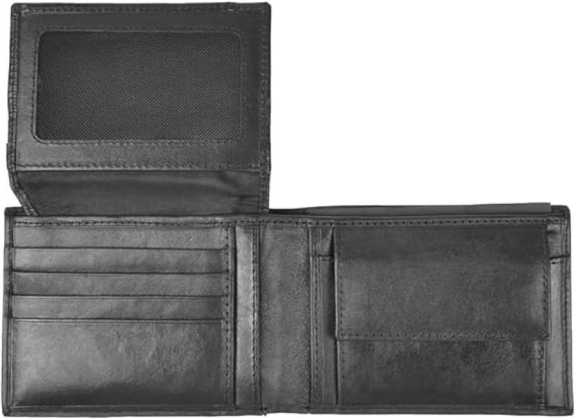 Portafoglio per Lazio in pelle colore nero