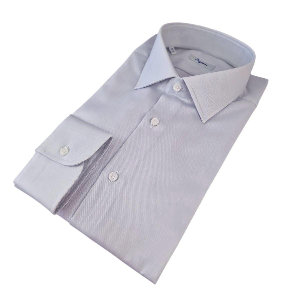 Camicia Ingram Slim Fit uomo grigio perla