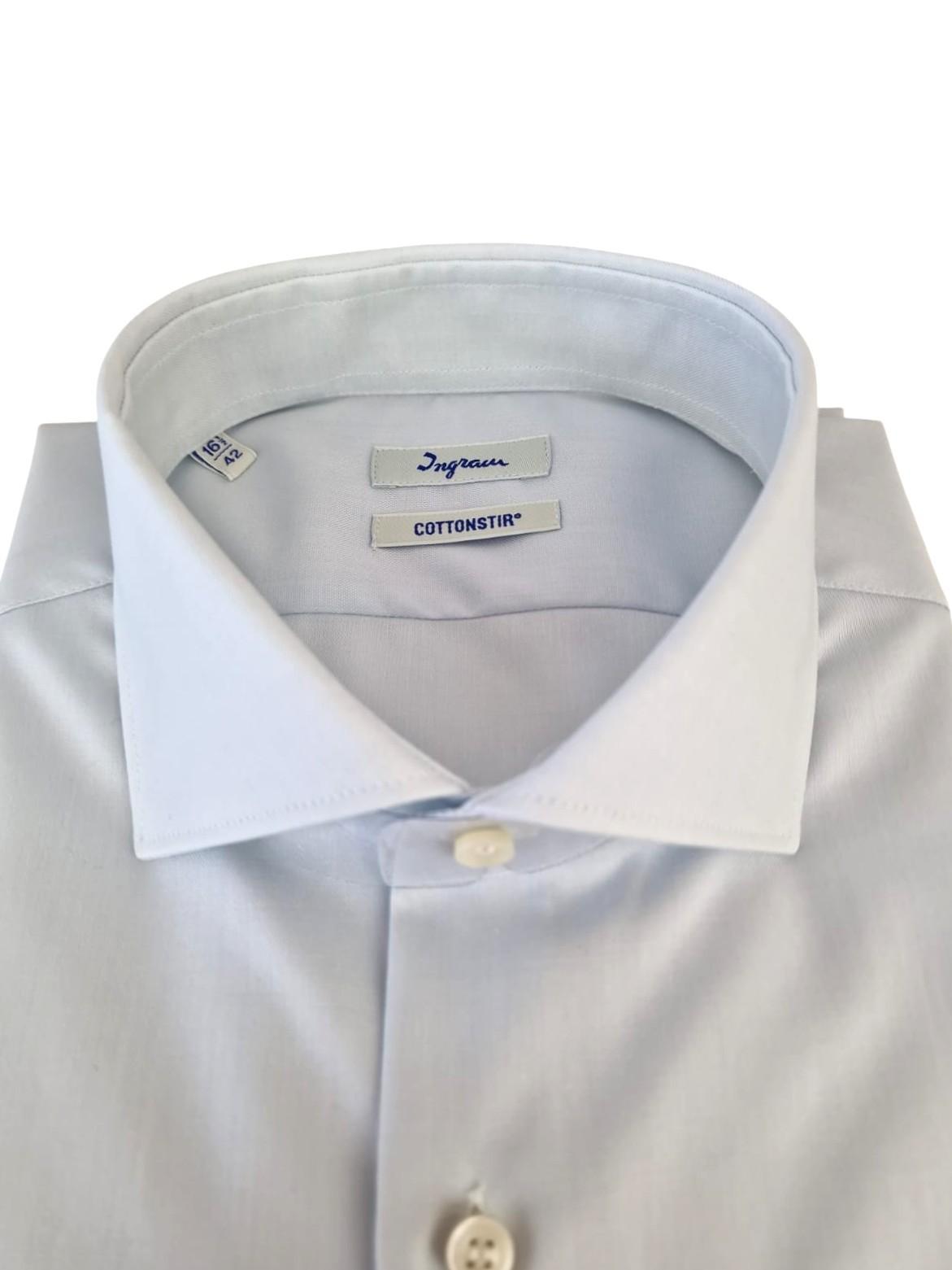 Camicia Ingram Cottonstir Slim Fit celeste chiaro