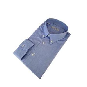 Camicia  regular fit collo button down azzurro
