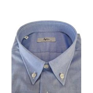 Camicia  regular fit collo button down azzurro