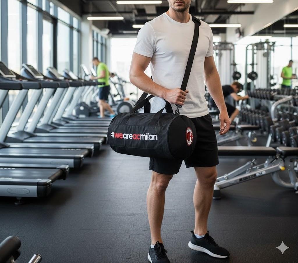 Borsone pieghevole compatibile con Milan
