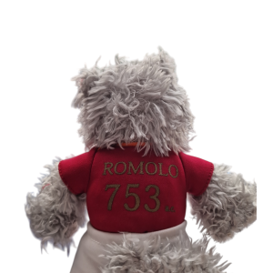Peluche lupetto romolo compatibile con roma