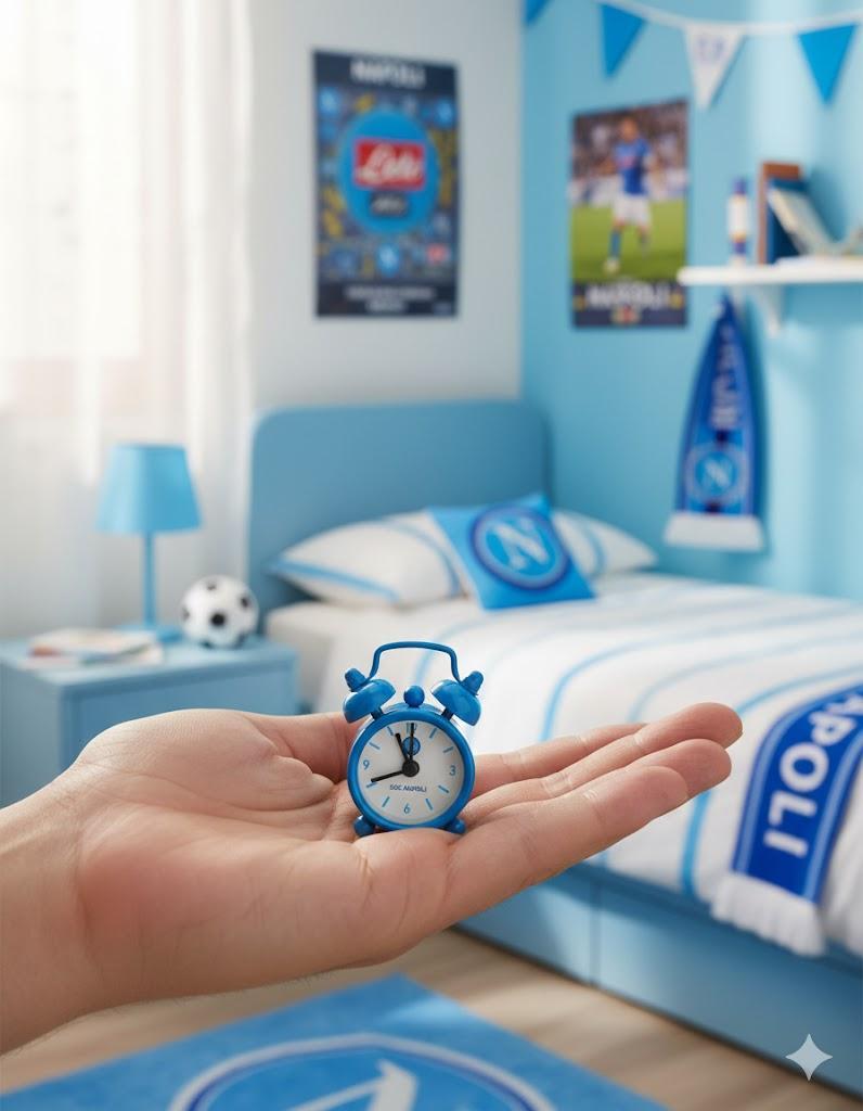 MINI sveglia da scrivania compatibile con Napoli