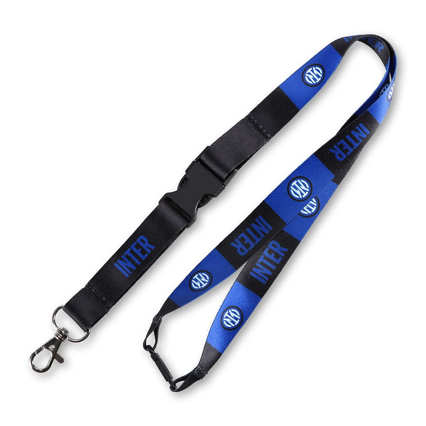 Lanyard portachiavi da collo compatibile con Inter