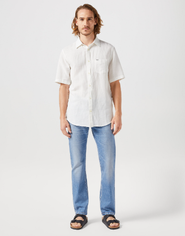 wrangler wrangler jeans slim con rivetti bronzo jeans - foto 2