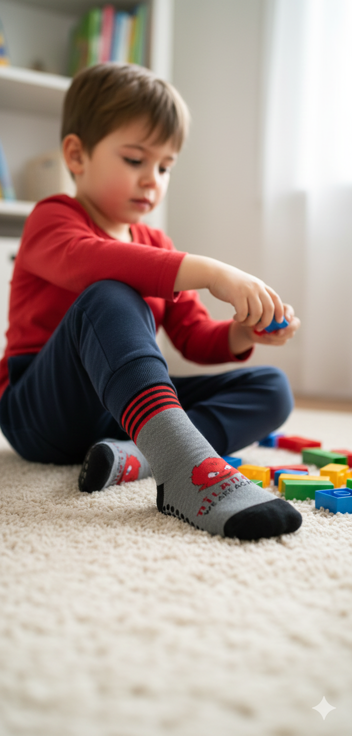 Calzini antiscivolo bipack junior compatibile con Milan 