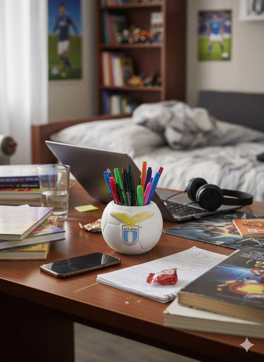 Portapenne in ceramica compatibile con Lazio