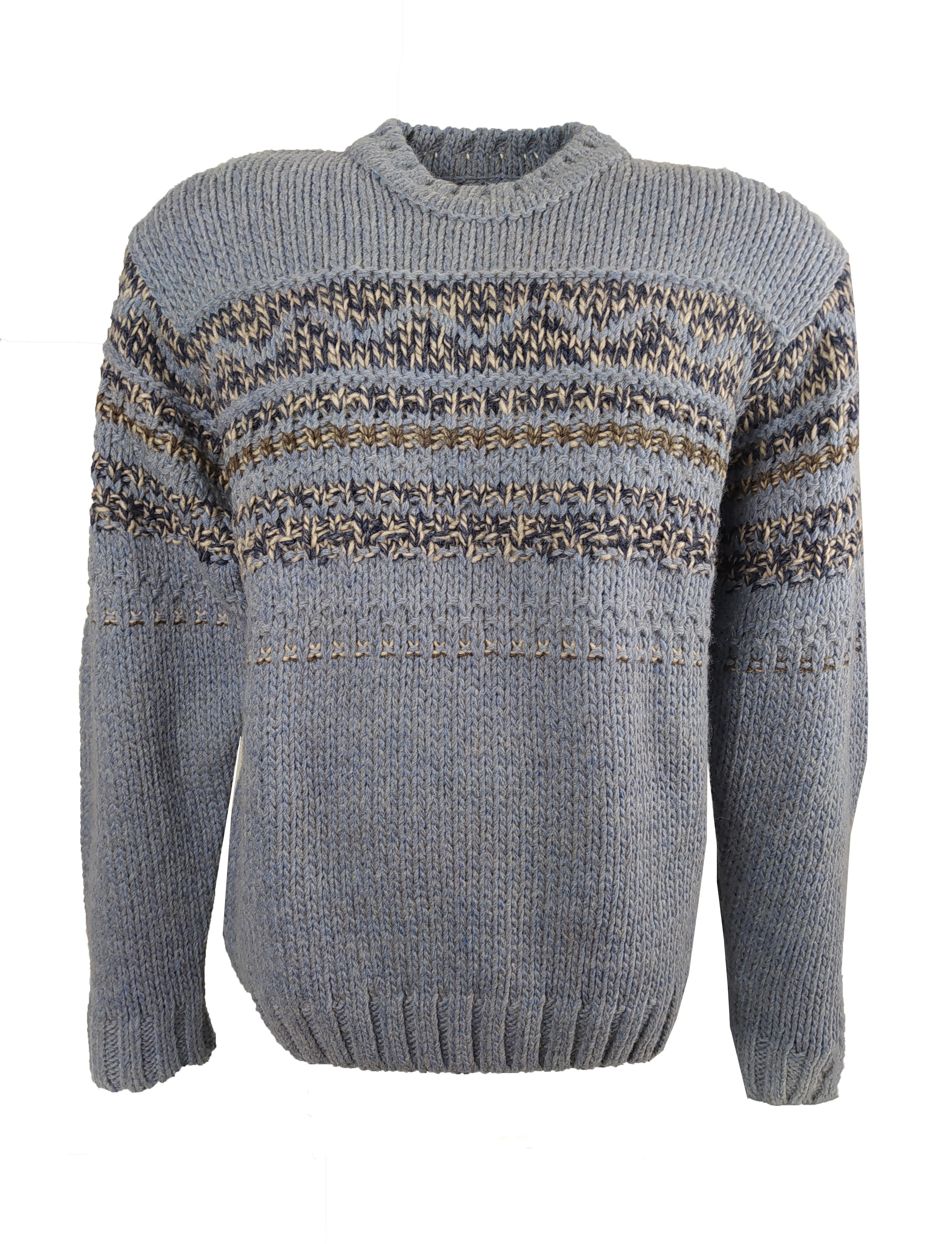 Maglione girocollo uomo Marlboro Classics lavorato a maglia Vintage