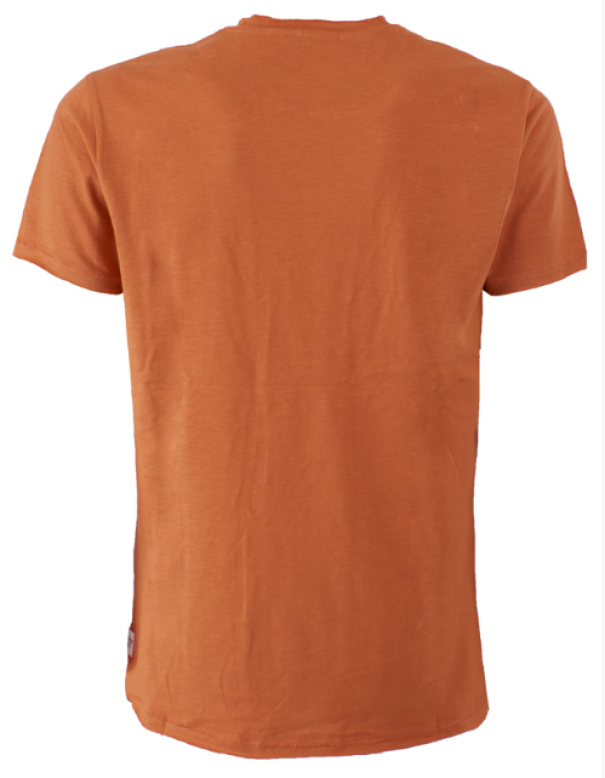 T-shirt Yes zee uomo basic taglio vivo arancio