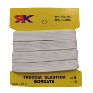 Elast mt 5 avvolto a farfala carta n° 18 bianco