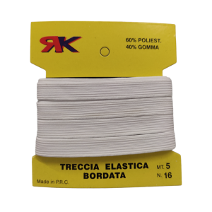 Elastico 5 mt n°16 avvolto in farfalla carta