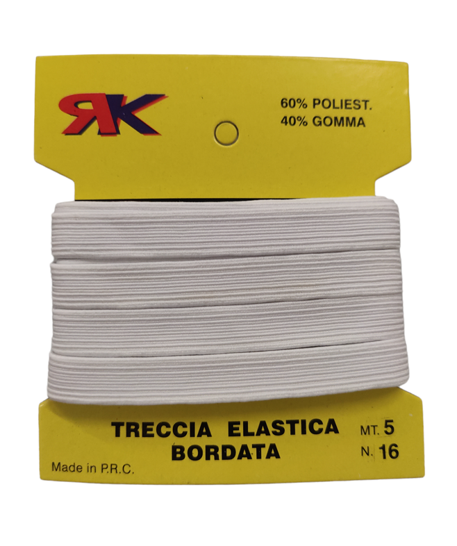 rk elastico 5 mt n°16 avvolto in farfalla carta - foto 1