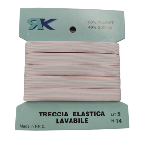 Elastico n°14 mt 5 avvolto in farfalla cartone
