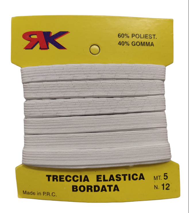 rk elastico n°12 mt 5 avvolto in farfalla cartone - foto 1