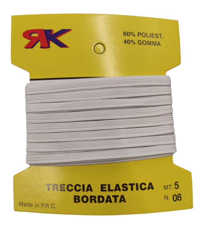 rk elastico n°8 mt 5 avvolto in farfalla cartone - foto 1