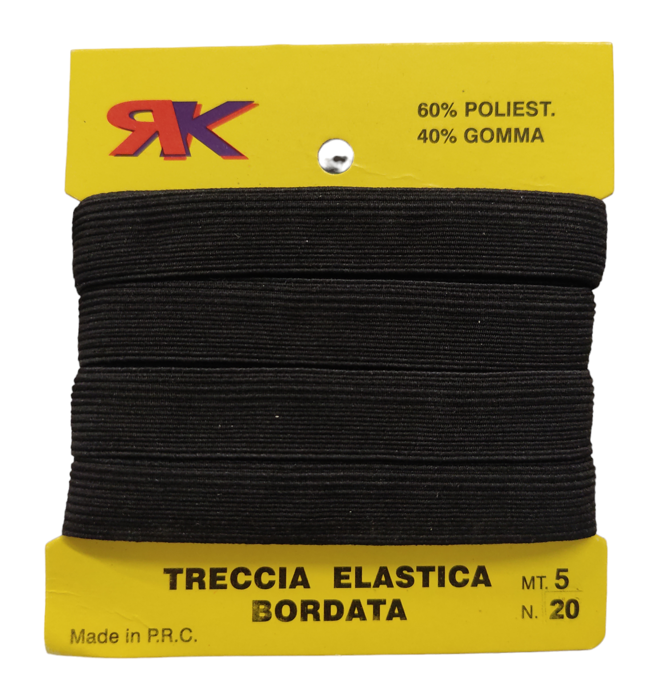 rk elastico n° 20 mt 5 avvolto in farfalla cartone - foto 1