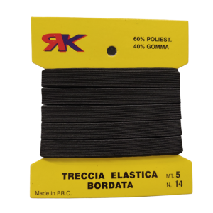 Elastico n°14 mt 5 avvolto in farfalla cartone
