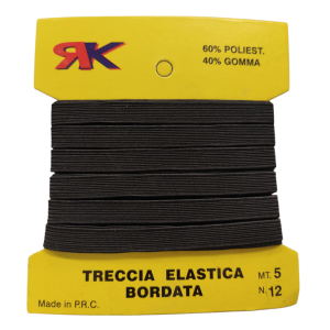 Elastico n°12 mt 5 avvolto in farfalla cartone