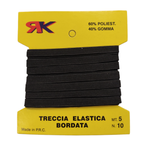 Elastico n°10 mt 5 avvolto in farfalla cartone