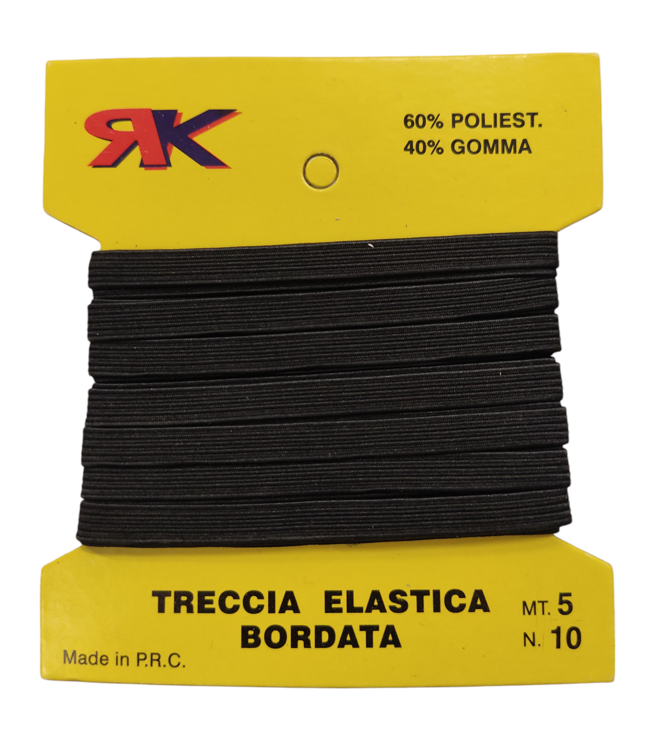 rk elastico n°10 mt 5 avvolto in farfalla cartone - foto 1