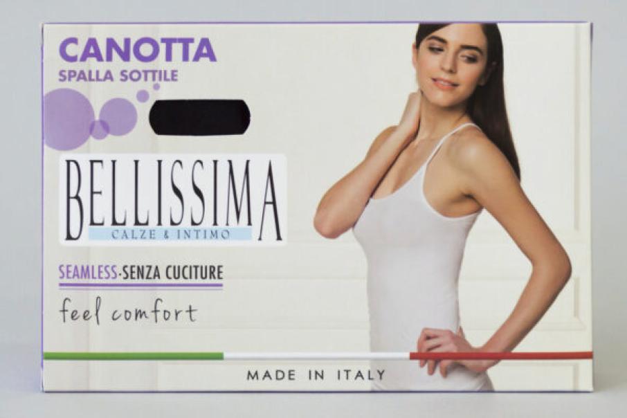 bellissima bellissima canottiera seamles ss microfibra  glicine - foto 1